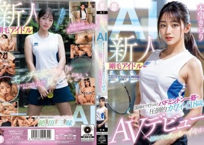 NAIAD-002 Newcomer Hairy Idol AI An Overwhelmingly Cute 18-year-old Who Is So Dedicated To Badminton That She Even Made It To The National Athletic Meet. Her First Time Having Sex And Cumming Like Crazy Makes Her AV Debut.